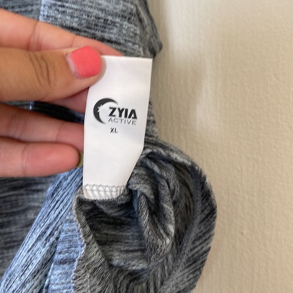 Zyia Active Infinity Tank Top XL Extra Large Gray - Picture 3 of 6